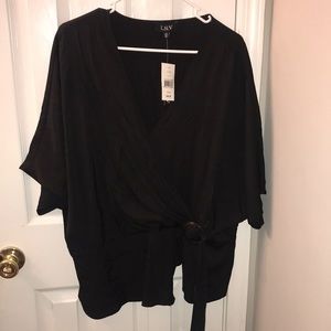 NEW WITH TAGS- wrap top size XXXL
